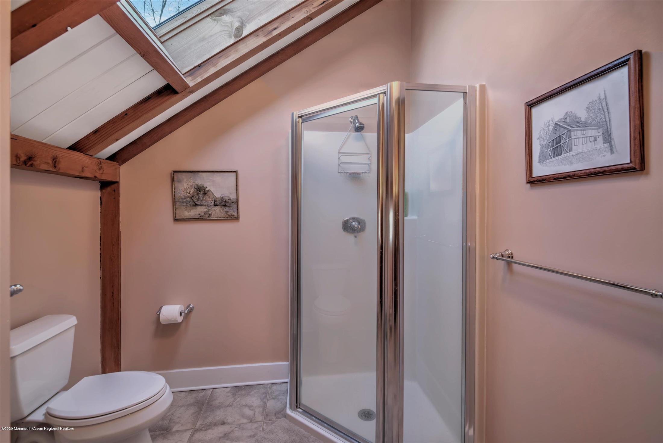 886 Province Line Road Allentown, NJ 08501 - Photo 31 of 56 a bathroom with a toilet and a shower