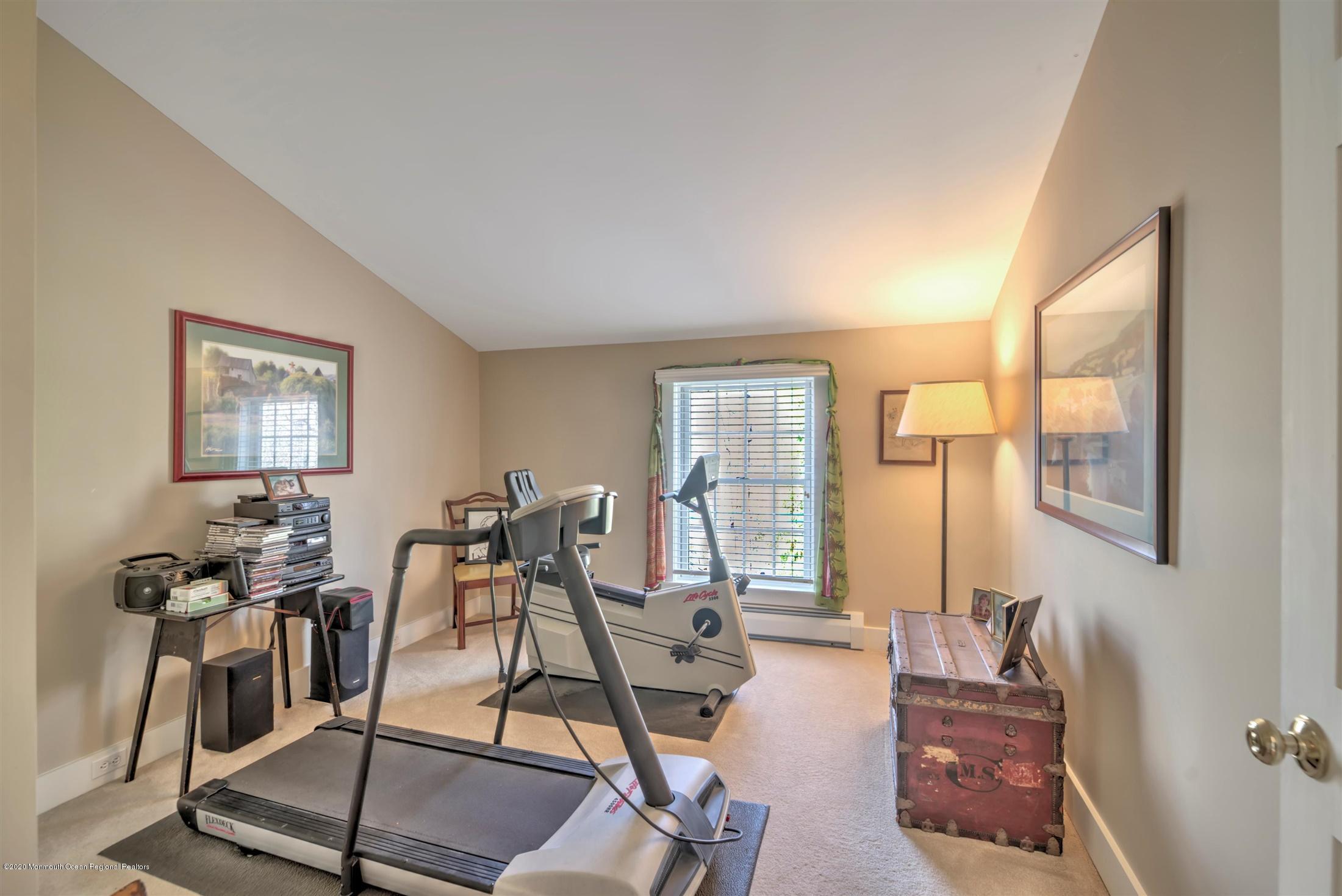 886 Province Line Road Allentown, NJ 08501 - Photo 33 of 56 a view of a livingroom with furniture and a floor to ceiling window