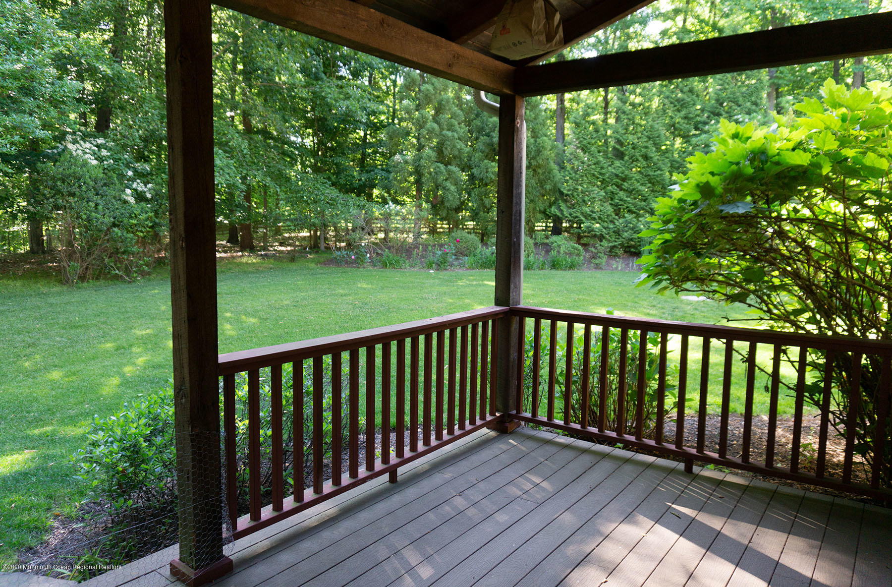 886 Province Line Road Allentown, NJ 08501 - Photo 39 of 56 a view of a porch with a yard