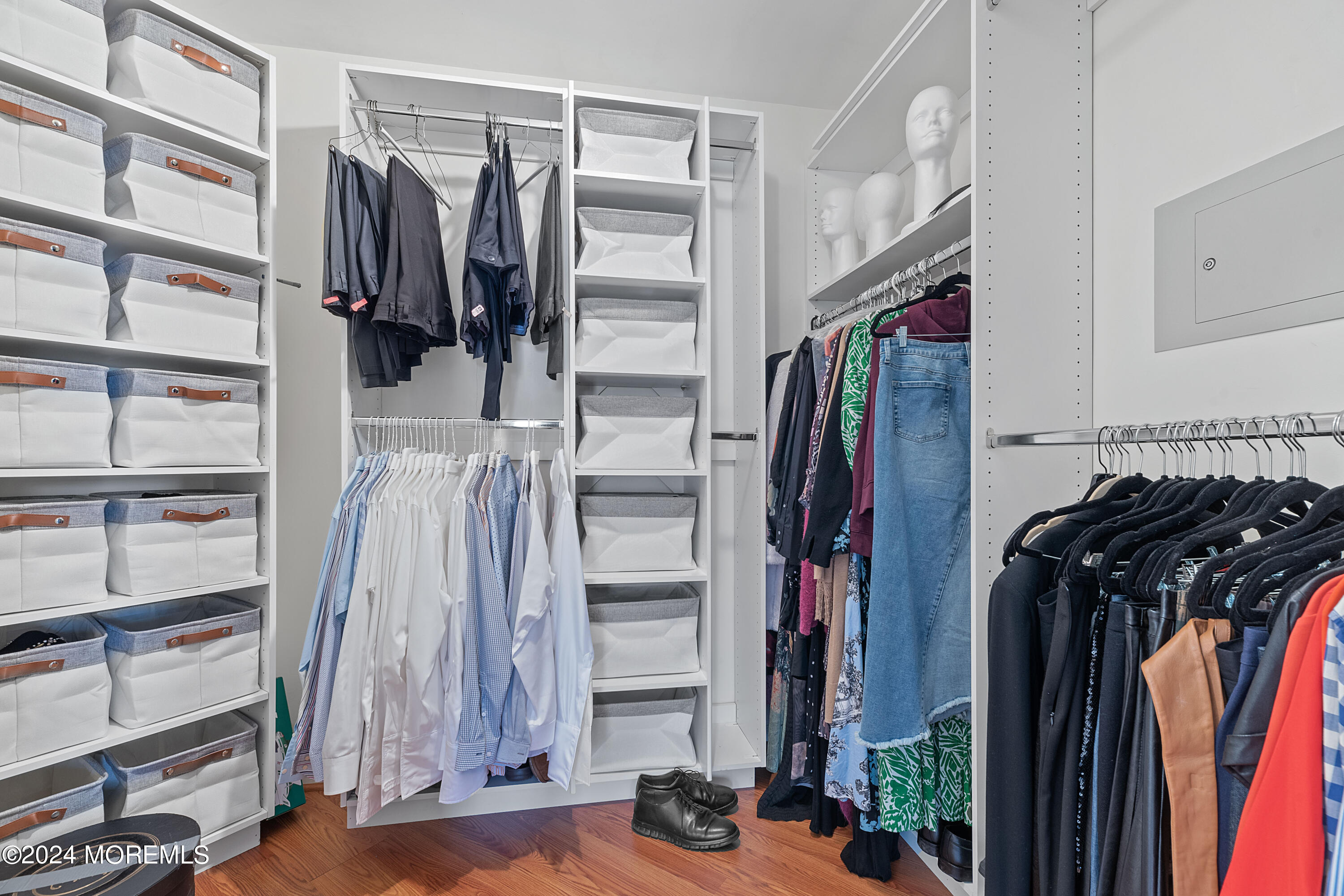 54 Foxwood Road Lakewood, NJ 08701 - Photo 14 of 45 a view of walk in closet with clothes and shoes