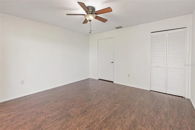 a view of swimming pool from a yard