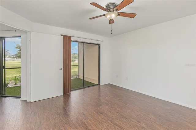 a view of porch with a yard