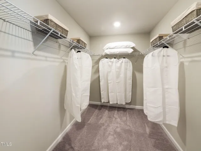 a view of a walk in closet