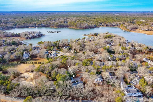 a view of an ocean and beach