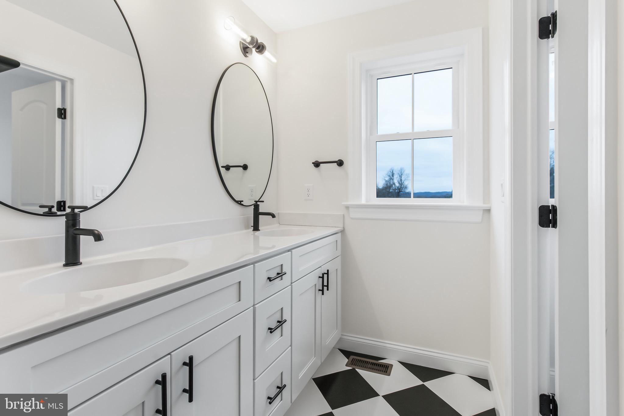 2328 Rockvale Road Lancaster, PA 17602 - Photo 38 of 55 a bathroom with a double vanity sink and a mirror