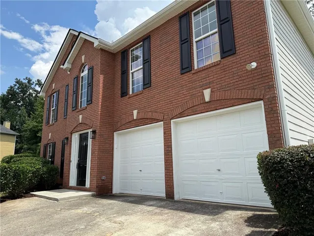 a view of front door of house
