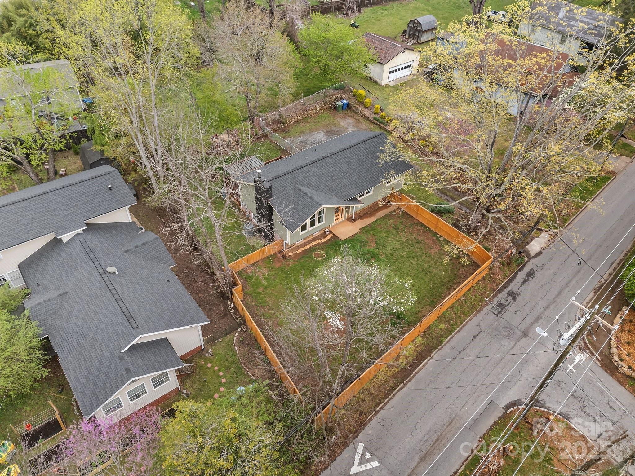917 West Chapel Road Asheville, NC 28803 - Photo 27 of 28 an aerial view of residential house with outdoor space