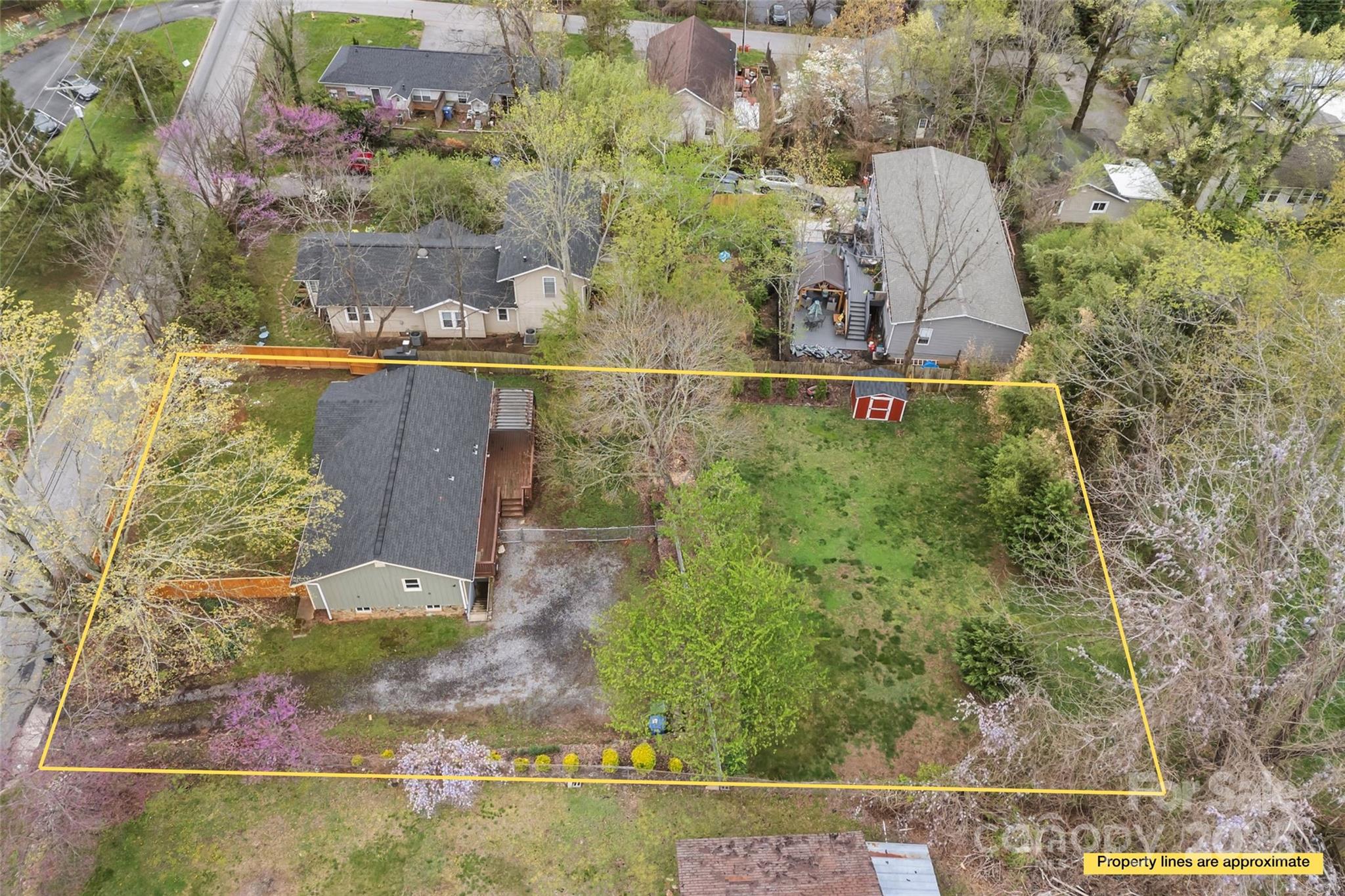 917 West Chapel Road Asheville, NC 28803 - Photo 6 of 28 an aerial view of a house with a yard
