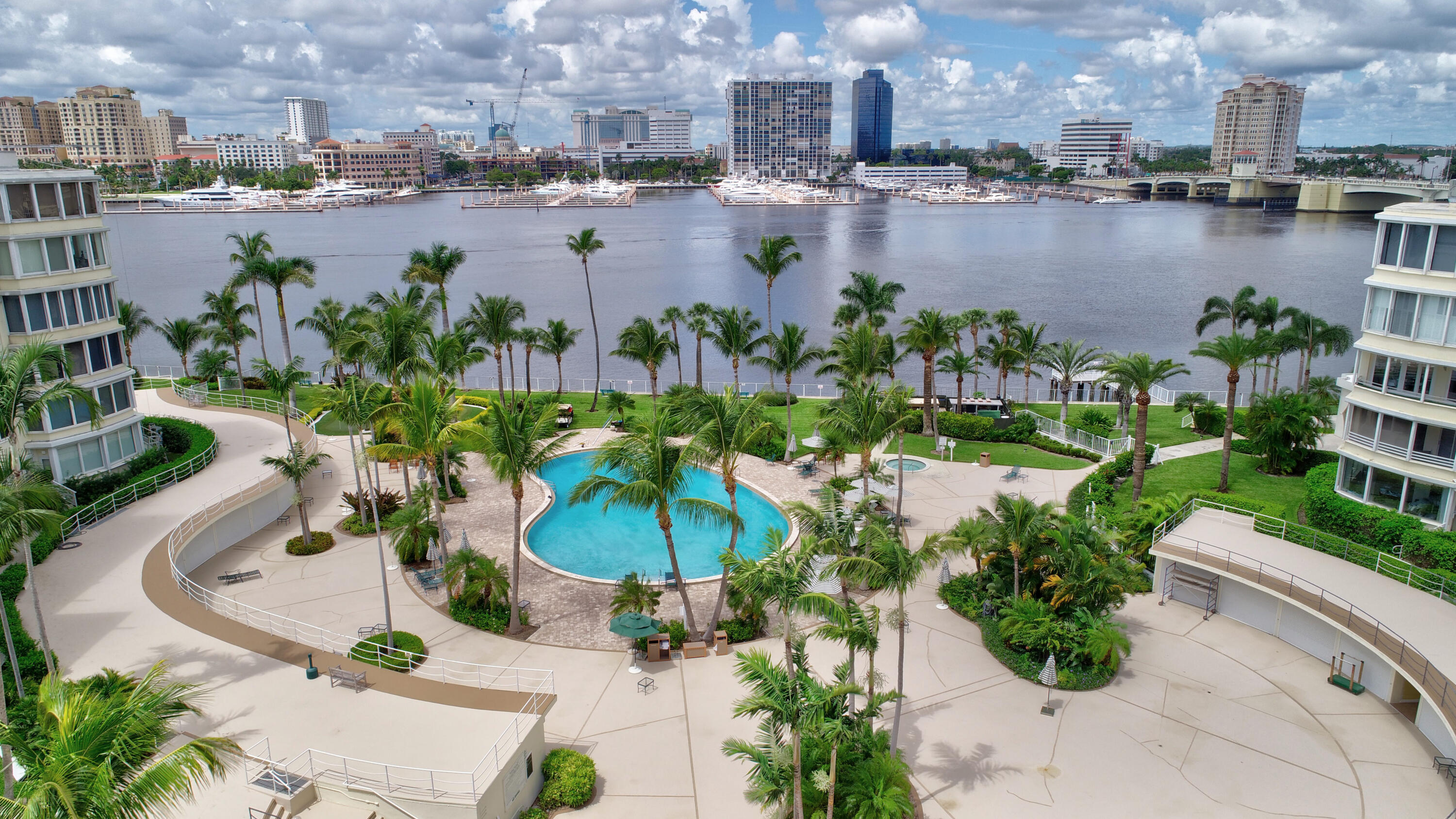 44 Cocoanut Row, Unit 315A/316A Palm Beach, FL 33480 - Photo 11 of 13 a view of a lake with a city