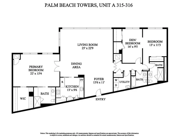 $6,500,000 | 44 Cocoanut Row, Unit 315A/316A, Palm Beach, FL 33480