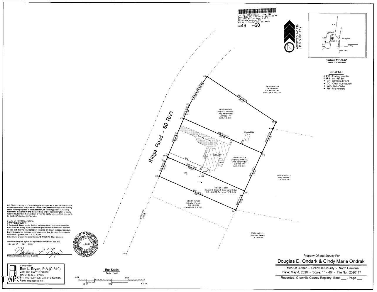 111 Ridge Road Butner, NC 27509 - Photo 28 of 31 111 Ridge Road Survey