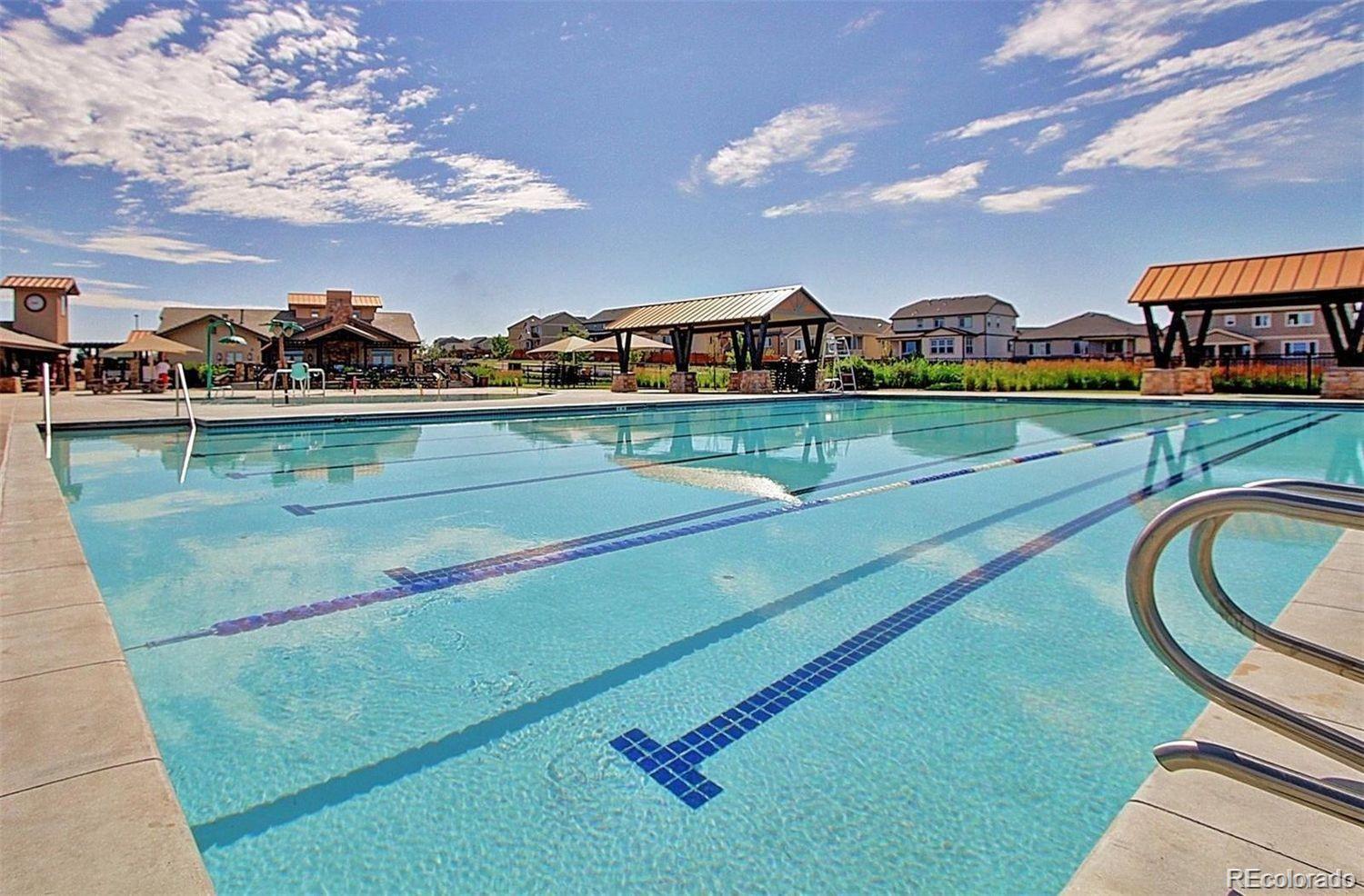 22603 East Radcliff Drive Aurora, CO 80015 - Photo 36 of 42 a view of swimming pool with outdoor seating