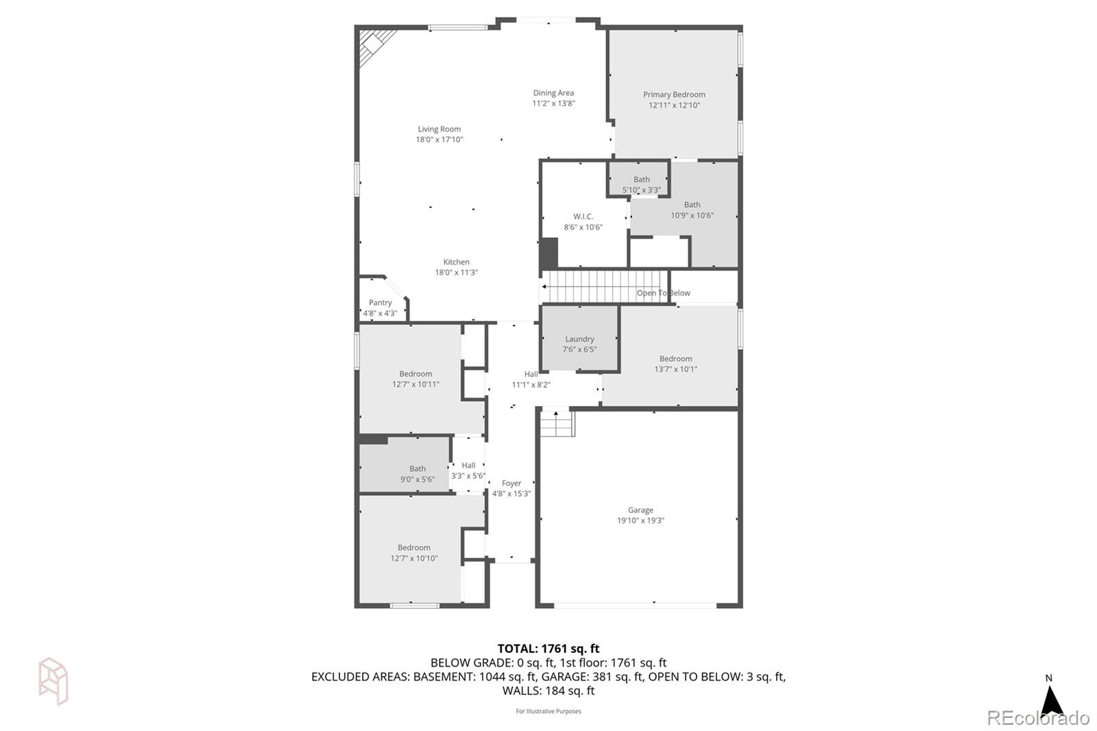 22603 East Radcliff Drive Aurora, CO 80015 - Photo 41 of 42 a picture of a floor plan