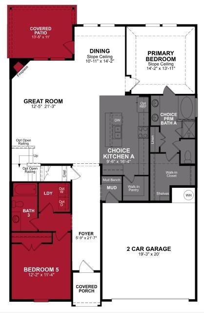 2501 Freeman Street Anna, TX 75409 - Photo 23 of 24 Beazer Homes Churchill Rainier Floorplan.