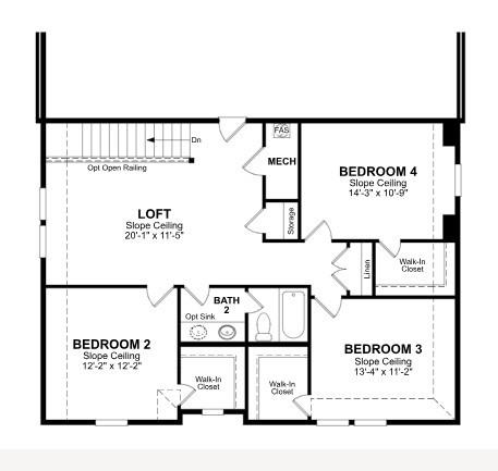 2501 Freeman Street Anna, TX 75409 - Photo 24 of 24 Beazer Homes Churchill Rainier Floorplan.