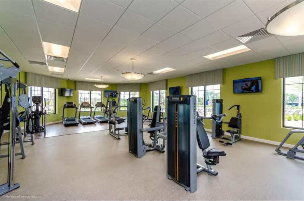 2580 Reading Trail Kissimmee, FL 34746 - Photo 22 of 34 a view of a room with gym equipment
