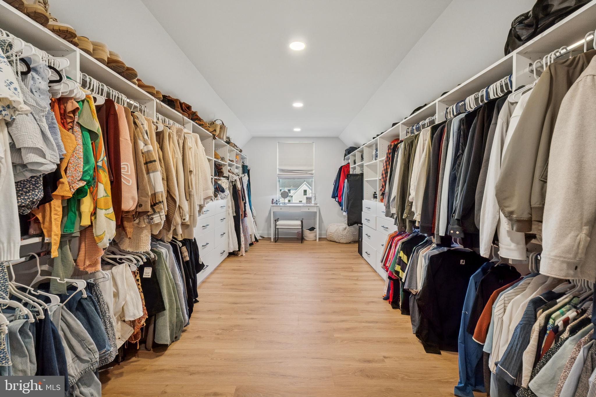 1603 Chestnut Ridge Road Upper Black Eddy, PA 18972 - Photo 26 of 41 a view of walk in closet with clothes