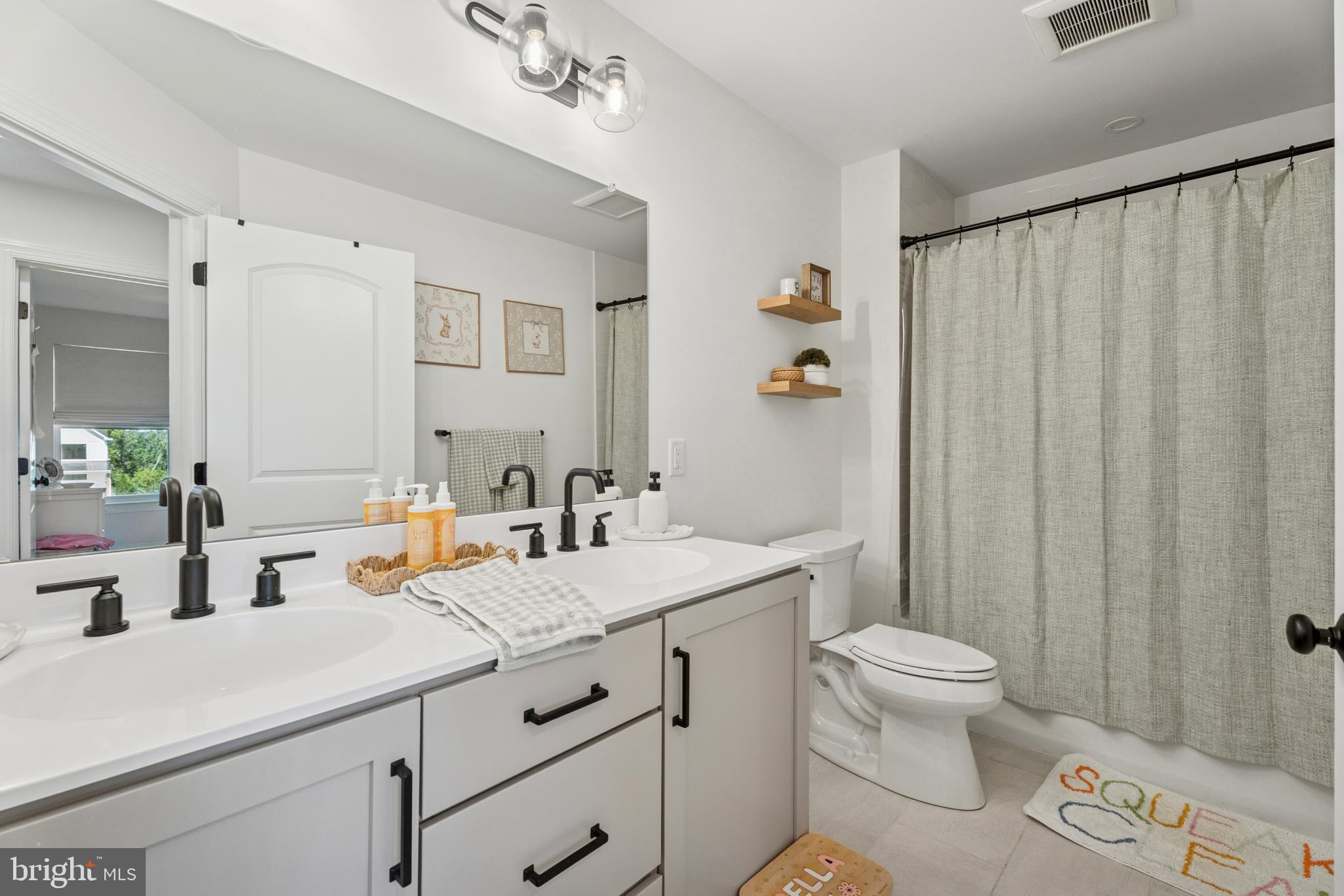 1603 Chestnut Ridge Road Upper Black Eddy, PA 18972 - Photo 33 of 41 a bathroom with a sink a toilet and shower