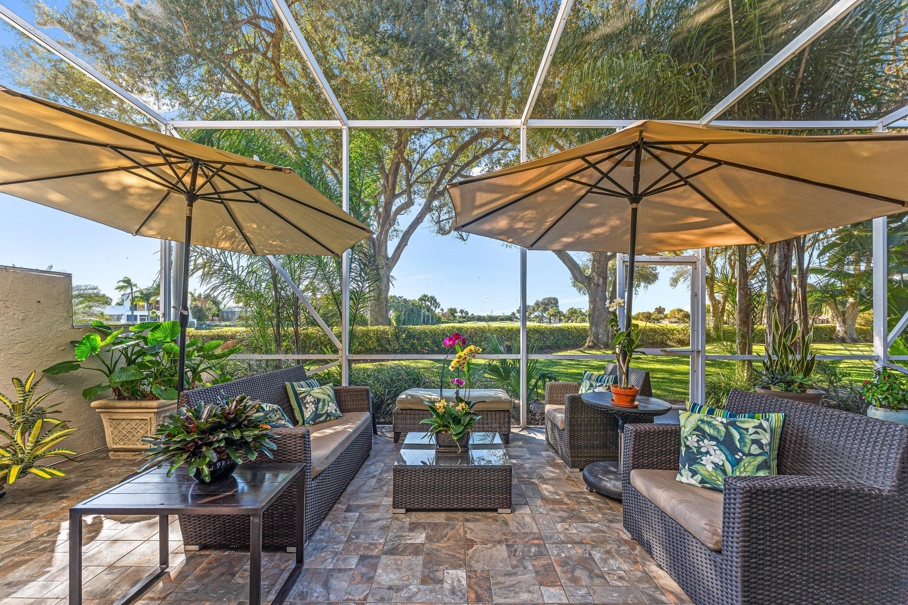 5218 Windsor Parke Drive Boca Raton, FL 33496 - Photo 33 of 39 Spacious screened patio