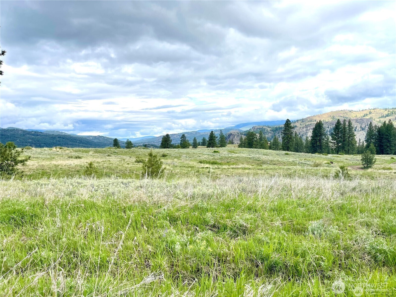 0 A Chopaka Way East Tonasket, WA 98855 - Photo 7 of 19 a view of a green field with wooden fence