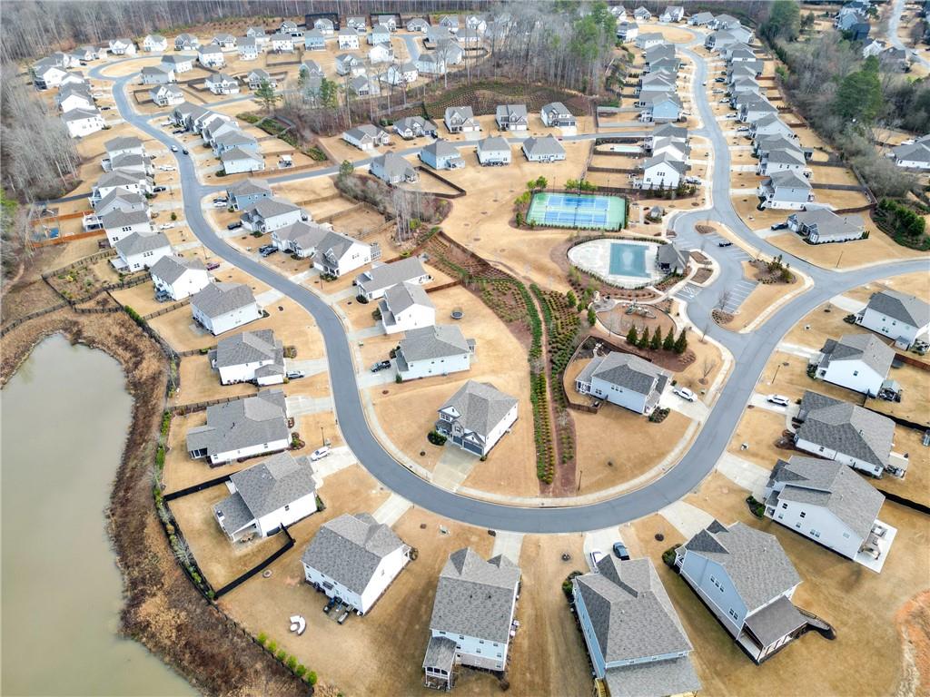 6780 Rambling Vale Dawsonville, GA 30534 - Photo 51 of 53 an aerial view of a swimming pool and outdoor space