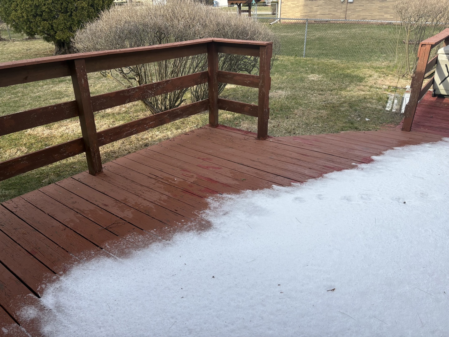 215 Phyllis Avenue Rochelle, IL 61068 - Photo 25 of 27 a view of a backyard with wooden floor and lake view