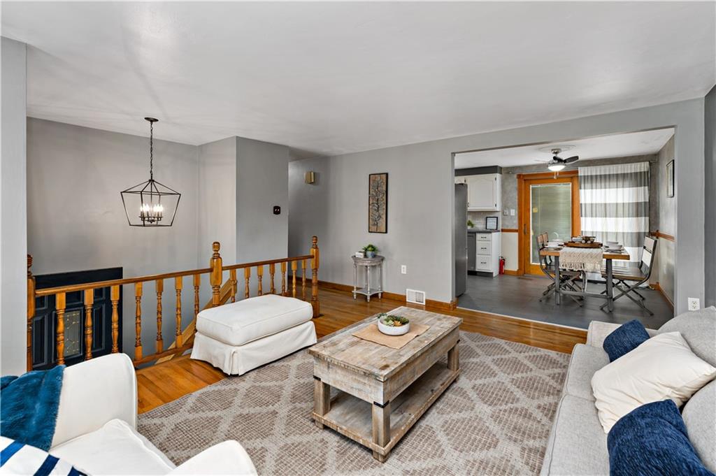 3181 Mellott Road Pittsburgh, PA 15227 - Photo 6 of 34 a living room with furniture and a large window