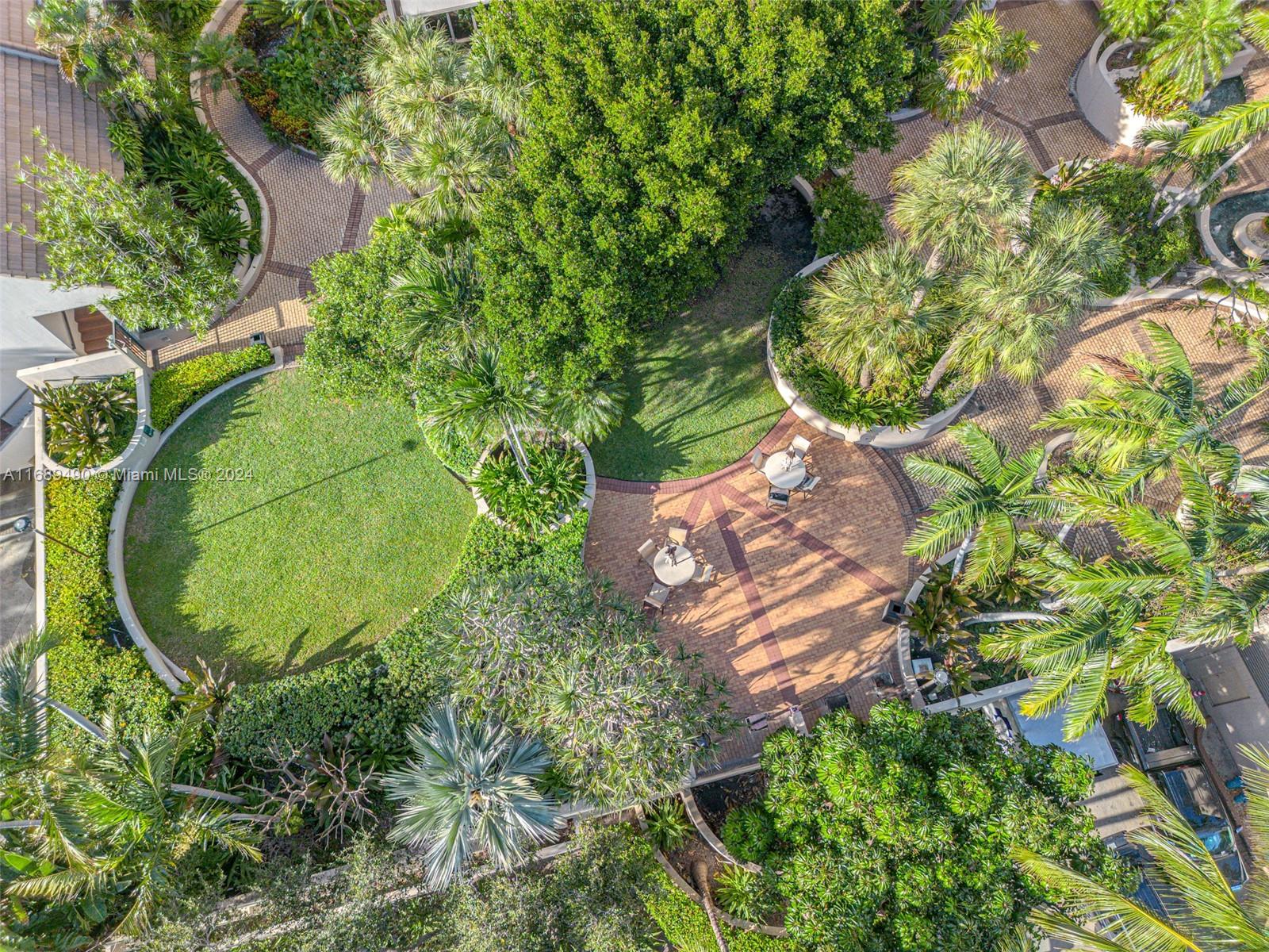 520 Brickell Key Drive, Unit A705 Miami, FL 33131 - Photo 58 of 66 an aerial view of a swimming pool