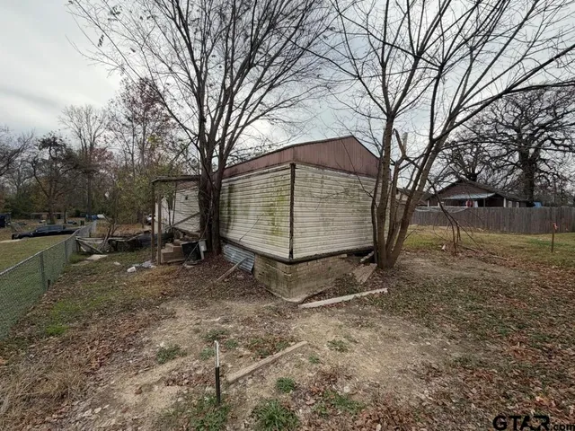 a view of backyard with tree