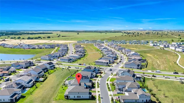 a view of a city with an ocean