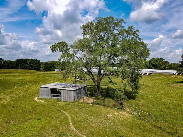a house with swimming pool in front of it