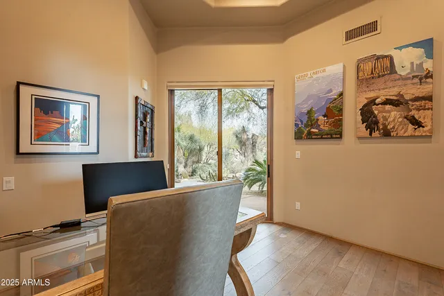 a view of a swimming pool with a terrace