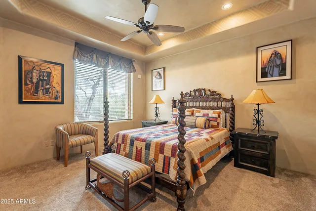 a view of a livingroom with furniture and storage