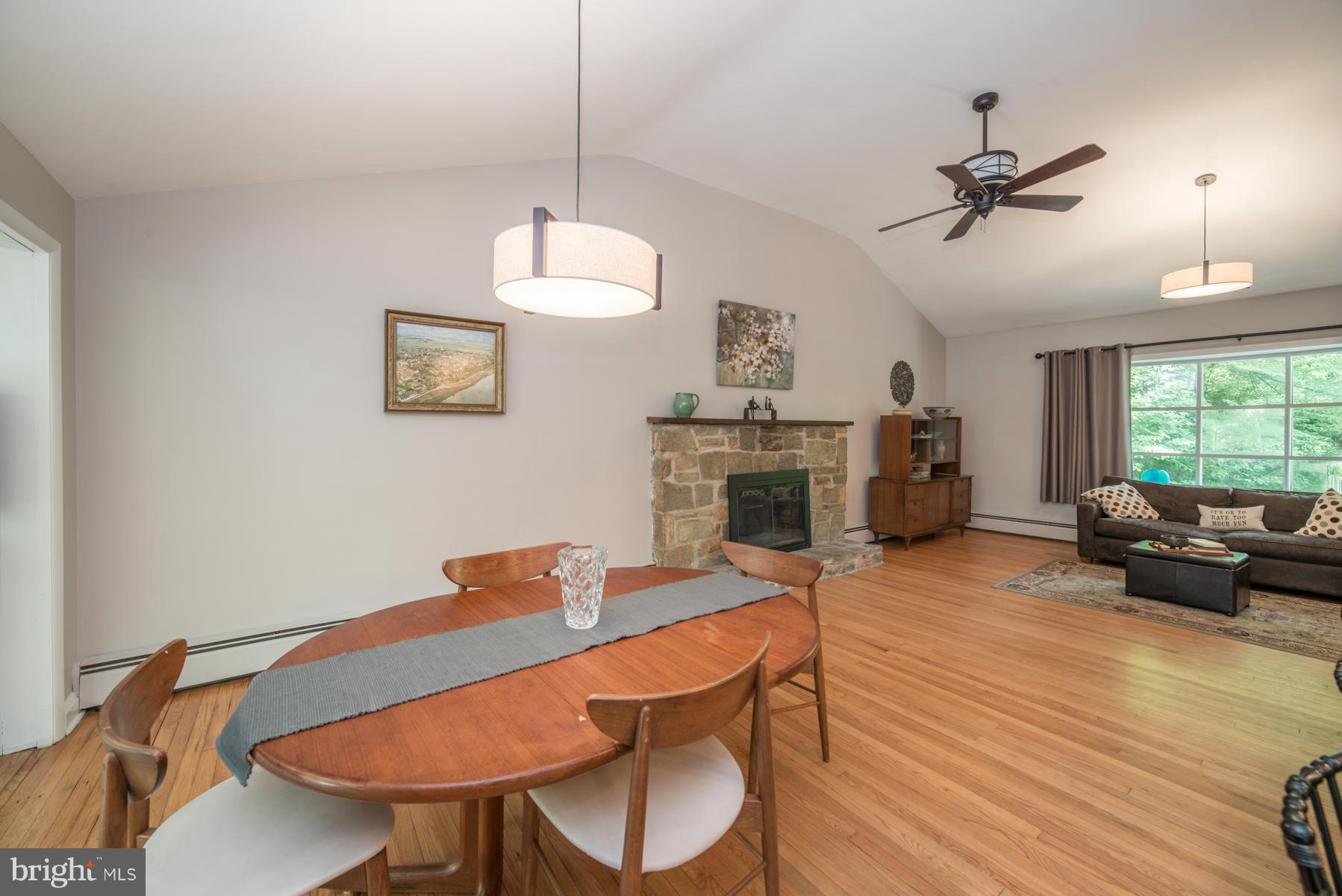 Spacious open concept