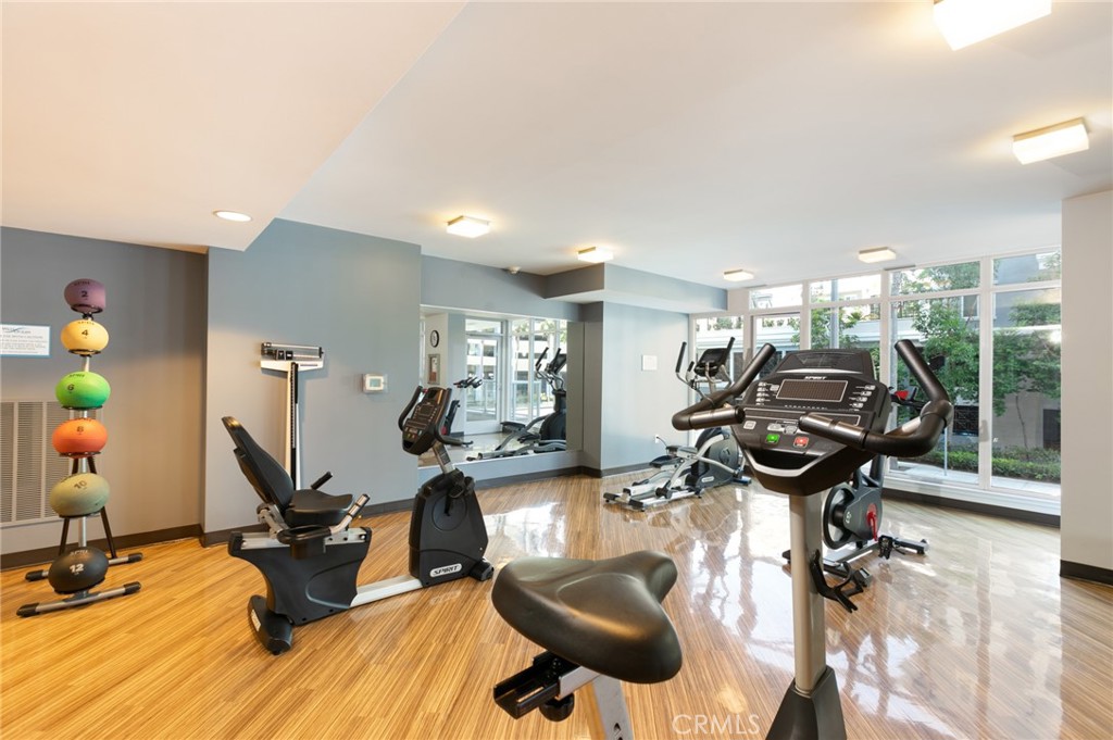 411 West Seaside Way, Unit 703 Long Beach, CA 90802 - Photo 46 of 52 a view of a room with gym equipment