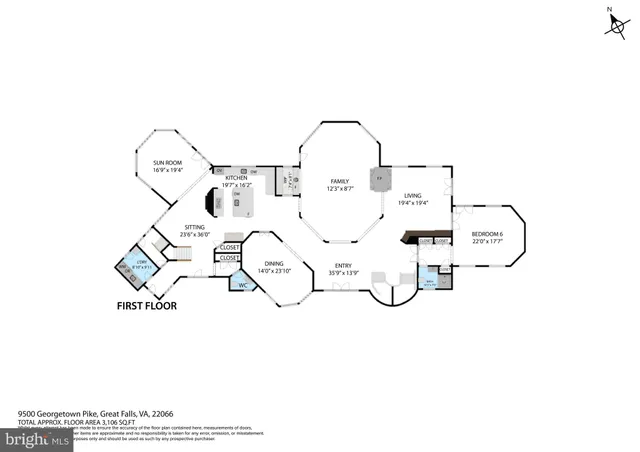 $6,500,000 | 9500 Georgetown Pike, Great Falls, VA 22066