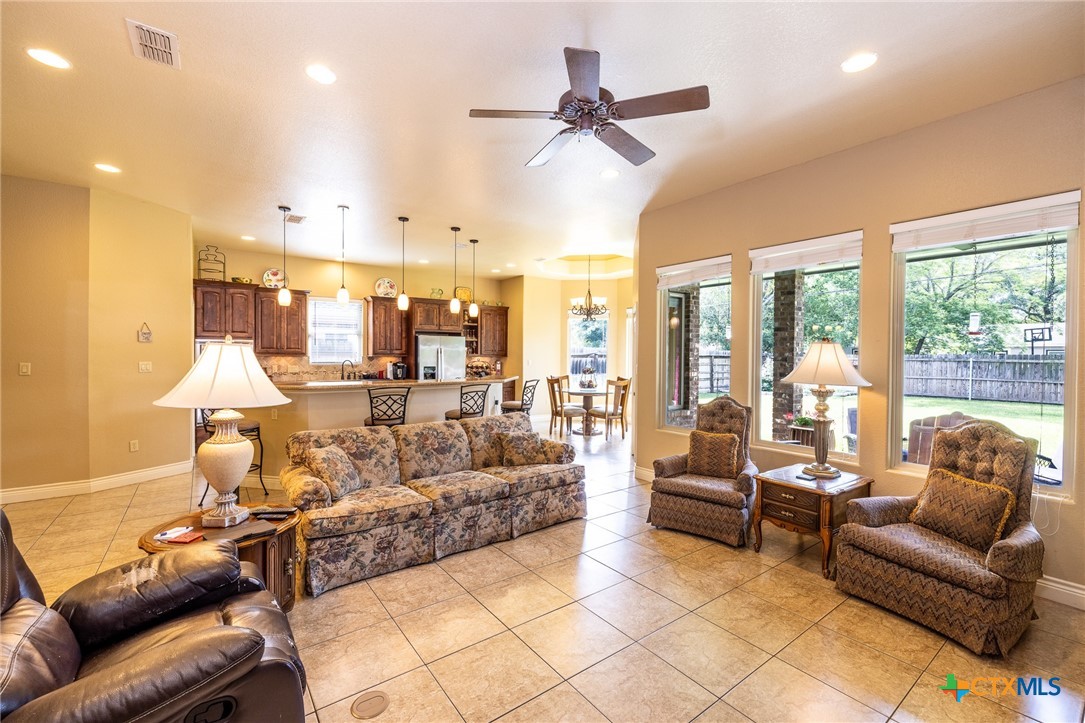 1338 Donovan Street Gonzales, TX 78629 - Photo 4 of 24 a living room with furniture and a large window