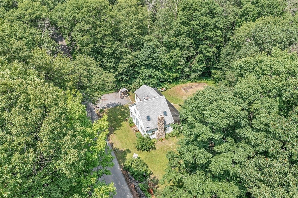 36 West Princeton Road Westminster, MA 01473 - Photo 38 of 42 an aerial view of a house with a yard and garden