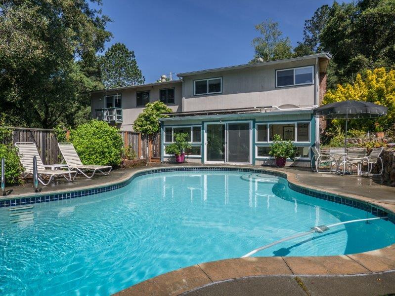224 Circle Drive Ben Lomond, CA 95005 - Photo 1 of 34 a view of a house with a yard patio and swimming pool