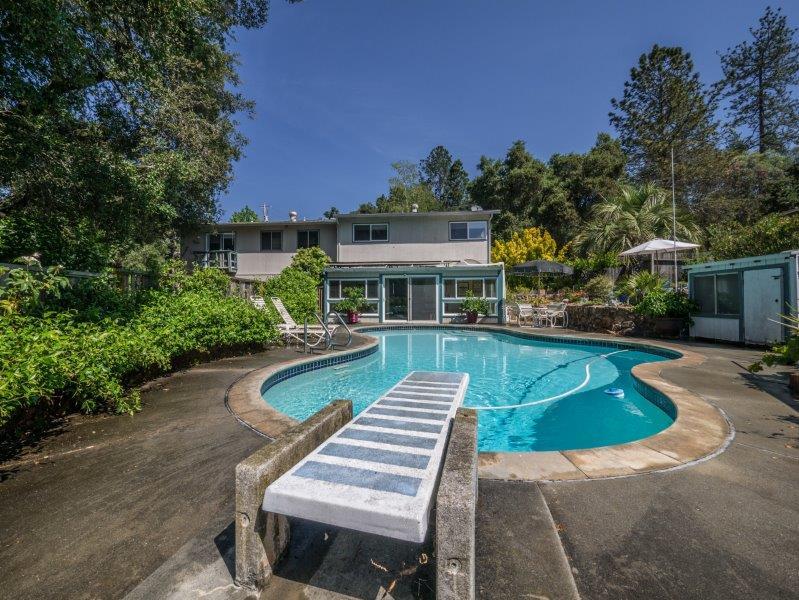 224 Circle Drive Ben Lomond, CA 95005 - Photo 30 of 34 a view of a house with pool