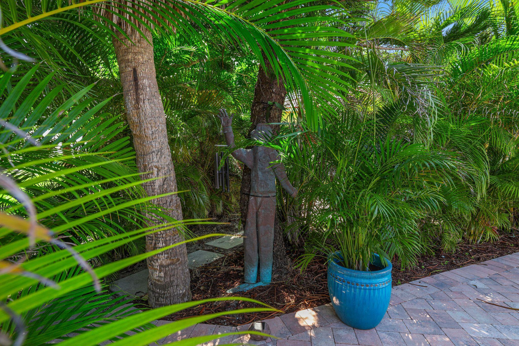 503 Hernando Street Fort Pierce, FL 34949 - Photo 79 of 96 a view of a backyard with plants