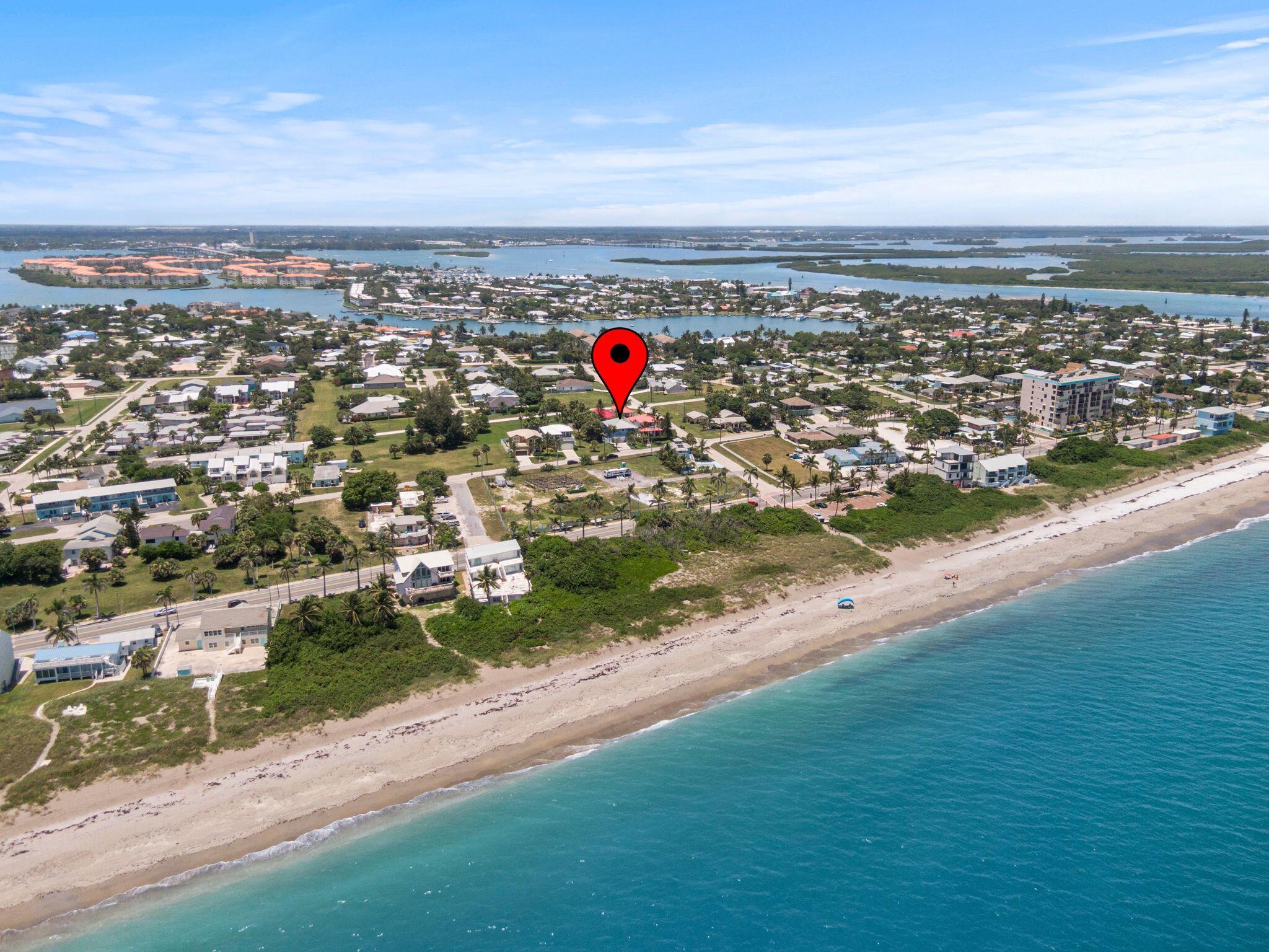 503 Hernando Street Fort Pierce, FL 34949 - Photo 93 of 96 an aerial view of residential houses with outdoor space