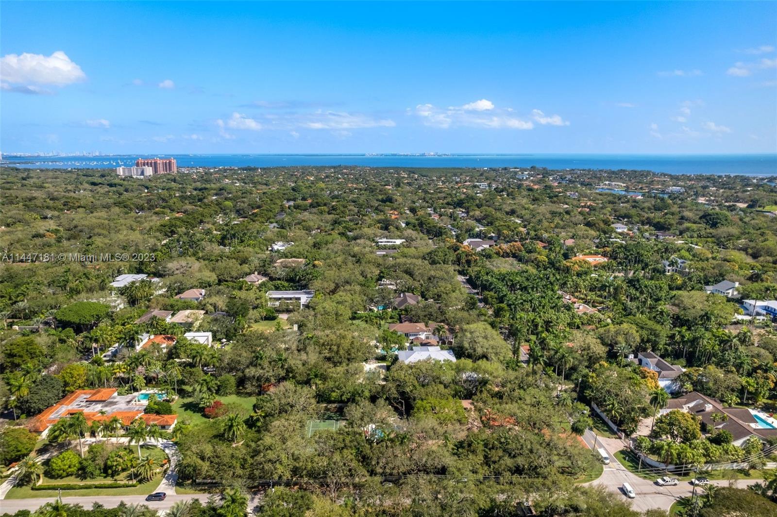 4875 Southwest 80th Street Miami, FL 33143 - Photo 52 of 52 an aerial view of a houses with a yard