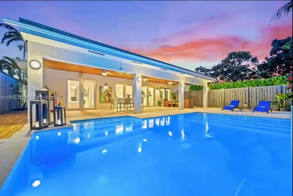 swimming pool view from a balcony
