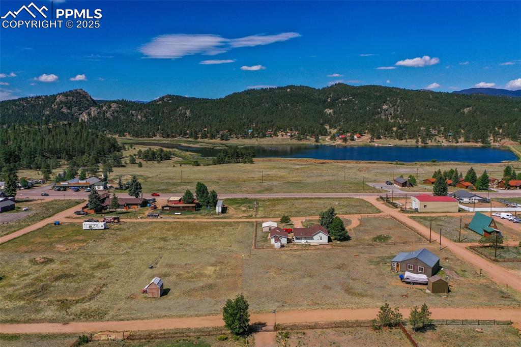 128 Osage Path Lake George, CO 80827 - Photo 12 of 22 a view of a lake with a mountain
