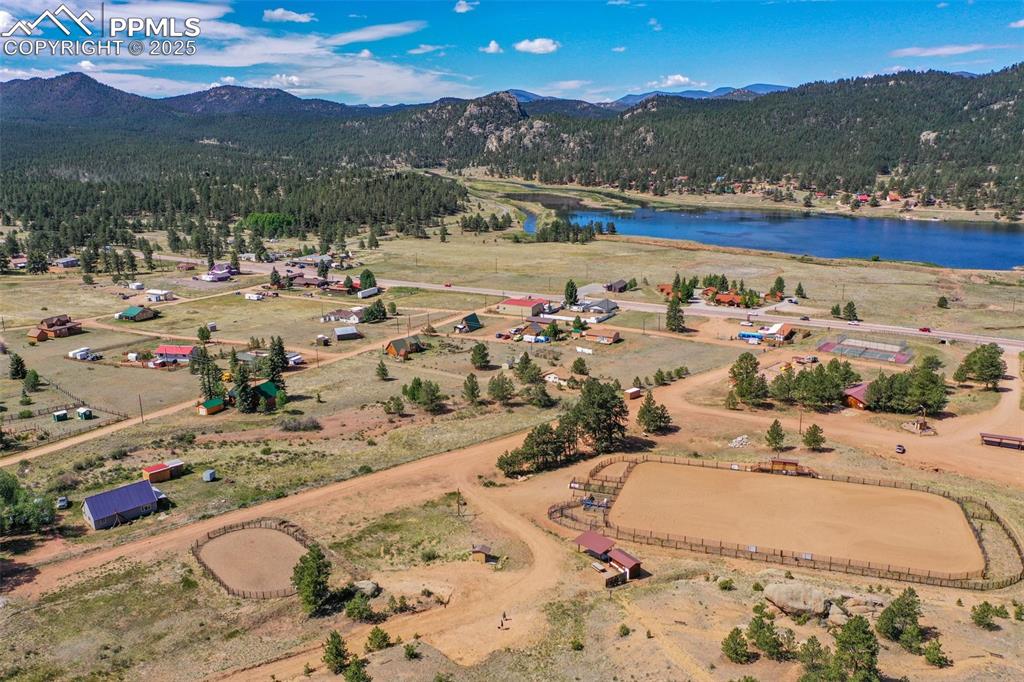 128 Osage Path Lake George, CO 80827 - Photo 19 of 22 a view of a lake with a mountain