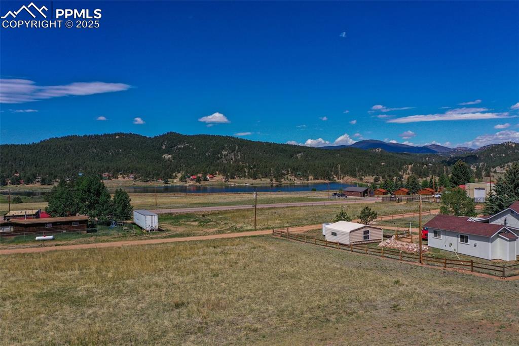 128 Osage Path Lake George, CO 80827 - Photo 8 of 22 a view of swimming pool with outdoor seating and city view