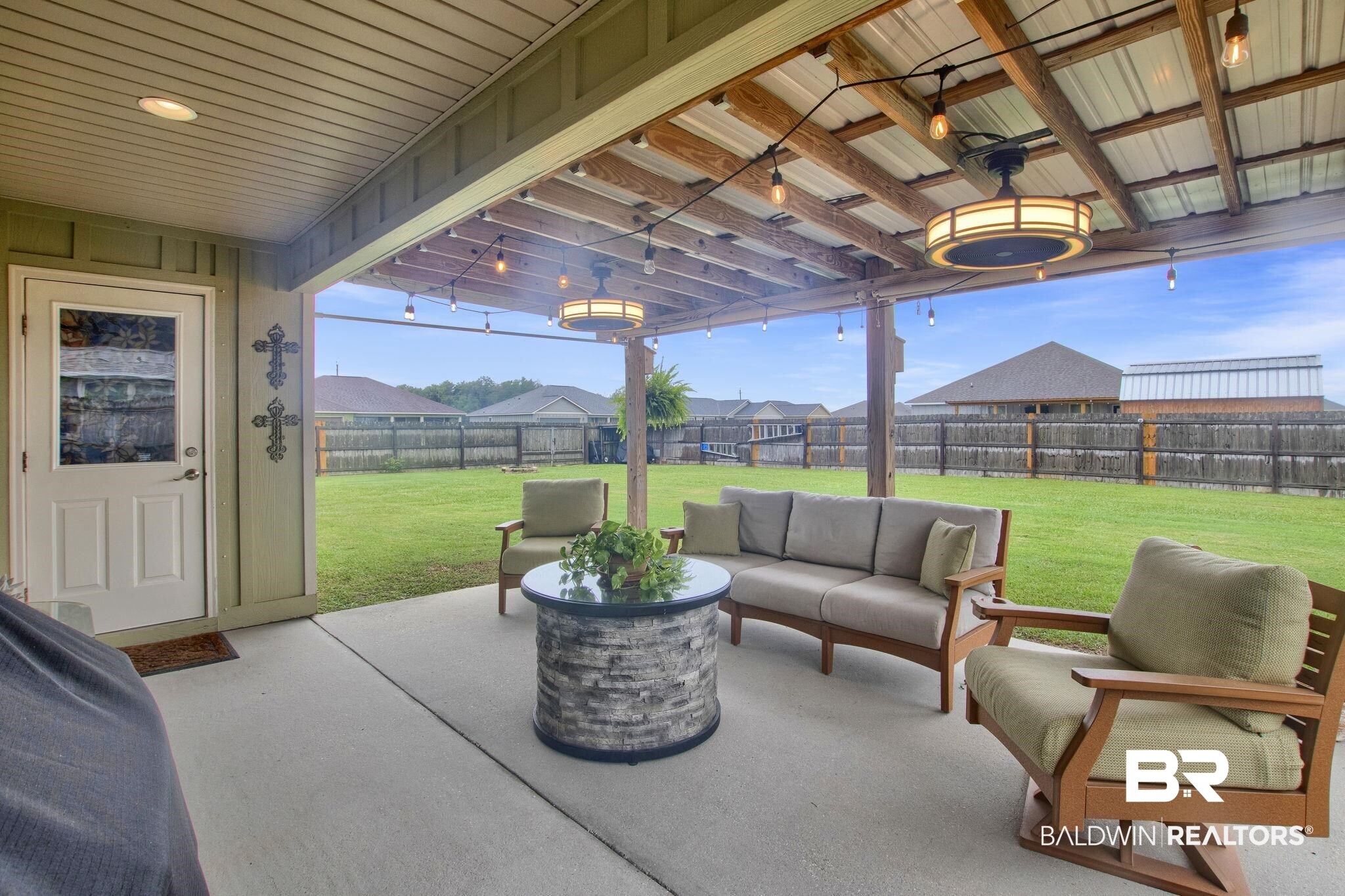 203 Lakefront Circle Summerdale, AL 36580 - Photo 55 of 69 View of patio / terrace with outdoor lounge area
