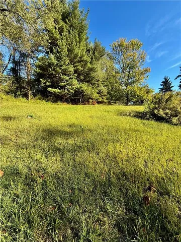 a view of a yard with an outdoor space