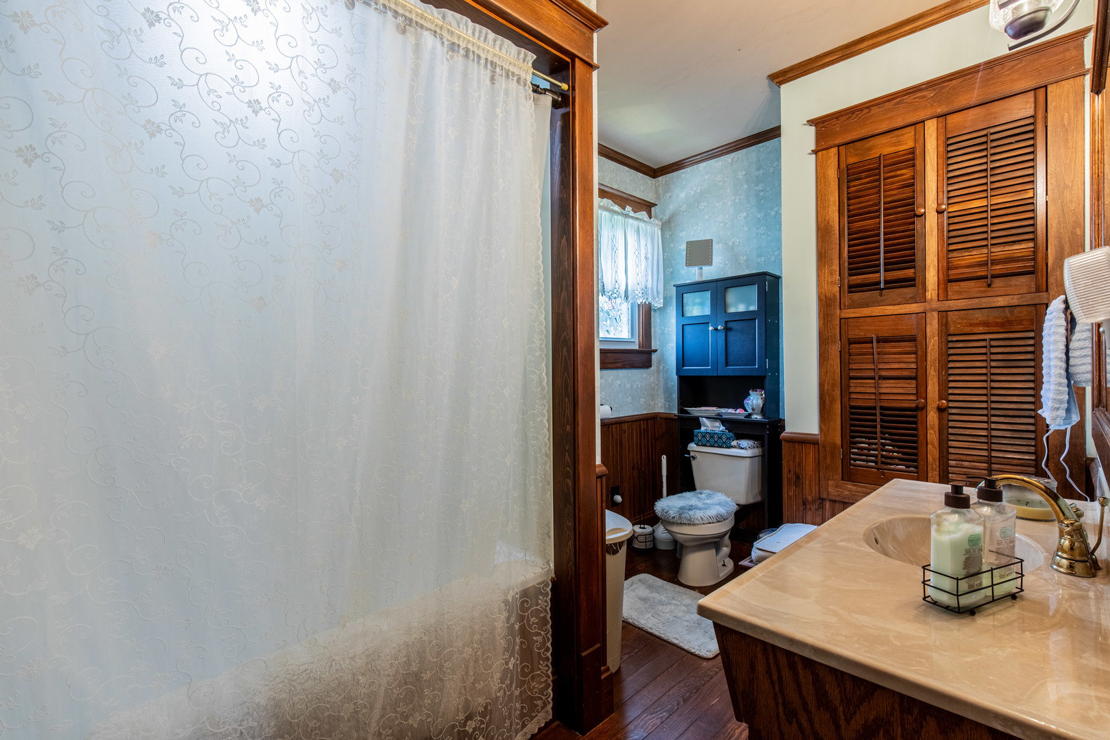 304 Locust Street Mineral, IL 61344 - Photo 28 of 38 a kitchen with sink and view of living room